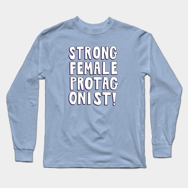 Strong Female Protagonist (Purple Shadow) Long Sleeve T-Shirt by The Bechdel Cast